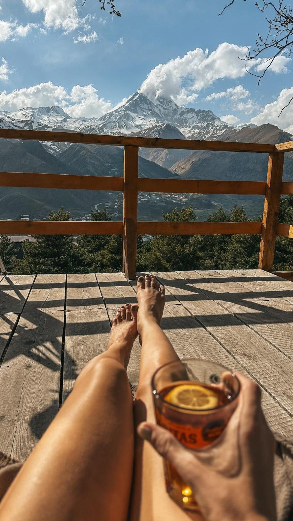 Hotel Elia Glamping Kazbegi Esterno foto