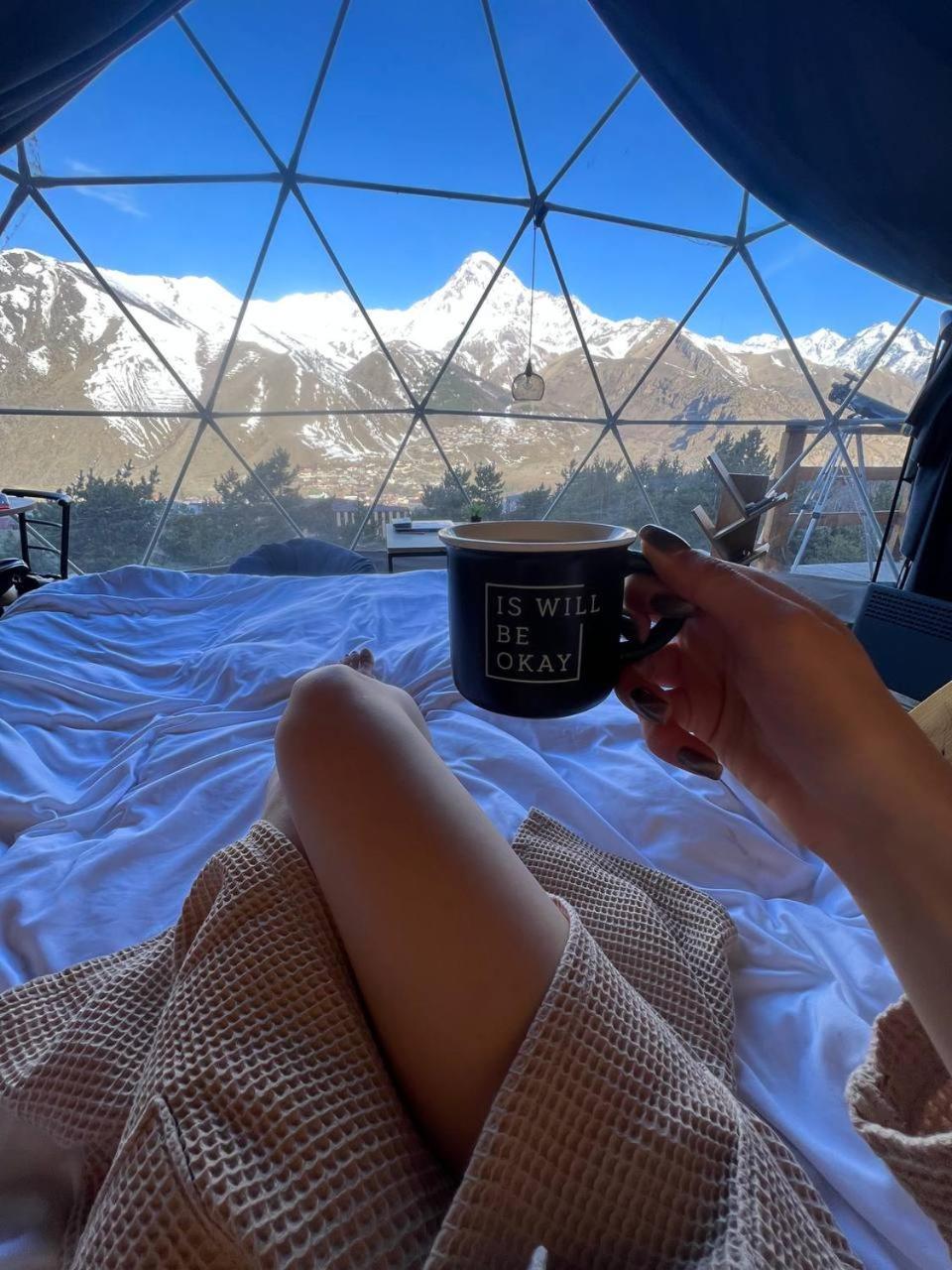 Hotel Elia Glamping Kazbegi Esterno foto