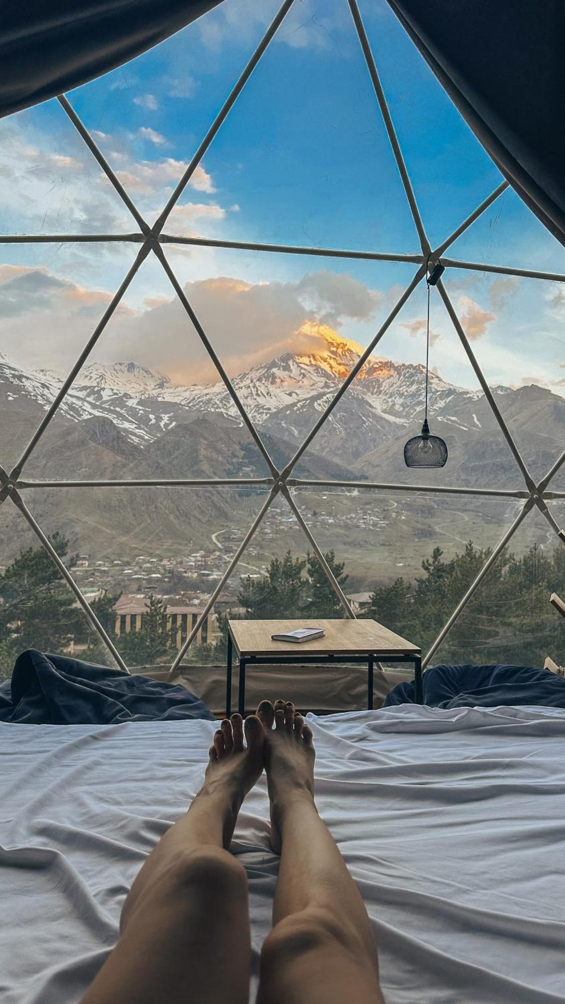 Hotel Elia Glamping Kazbegi Esterno foto