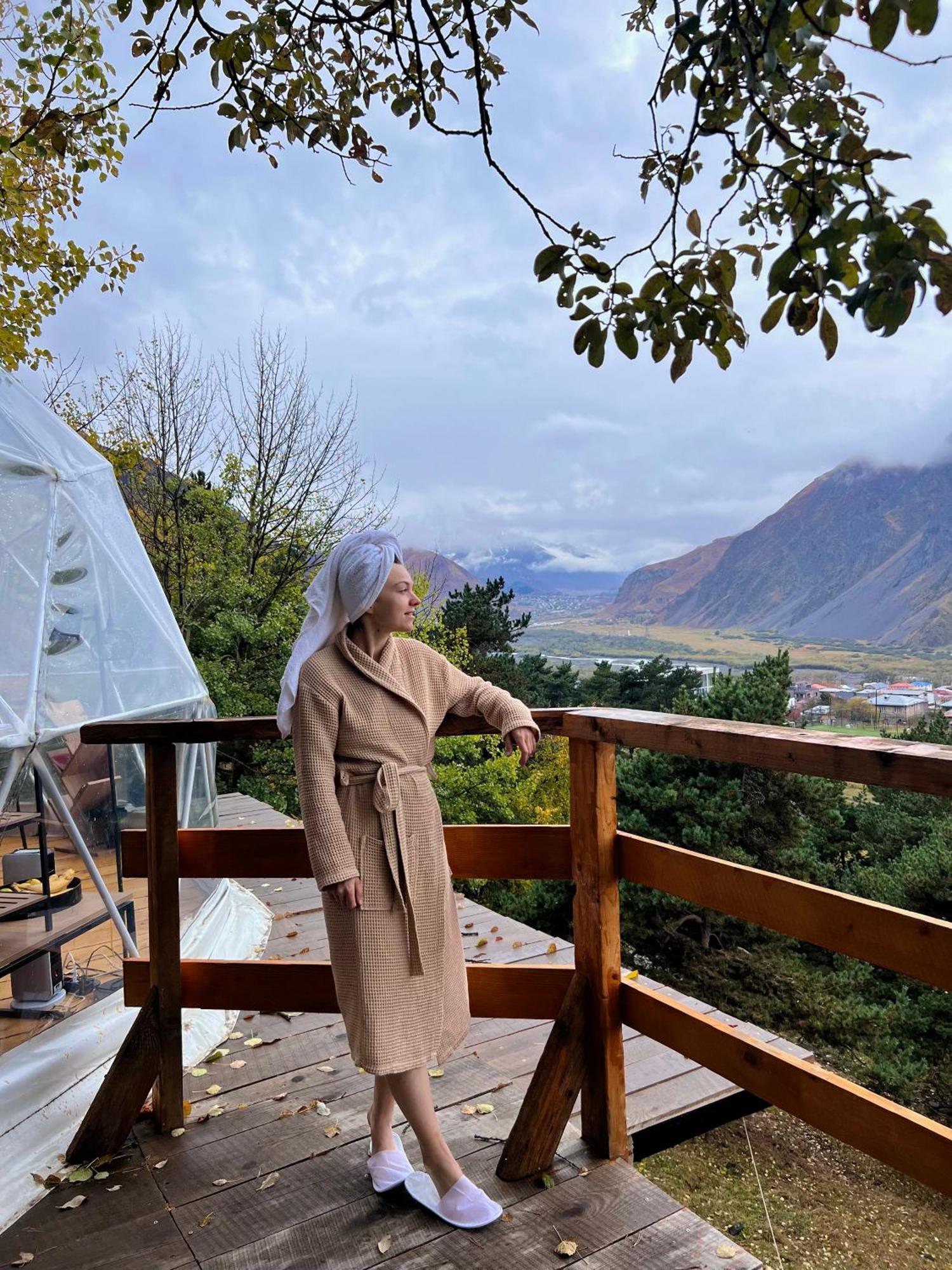 Hotel Elia Glamping Kazbegi Esterno foto