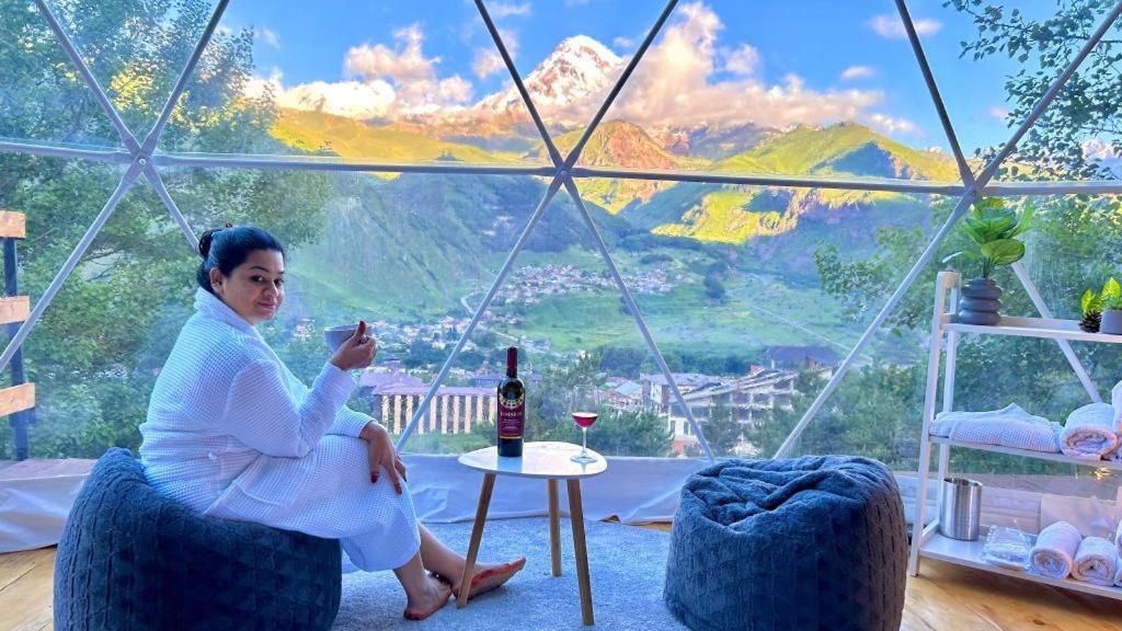 Hotel Elia Glamping Kazbegi Esterno foto