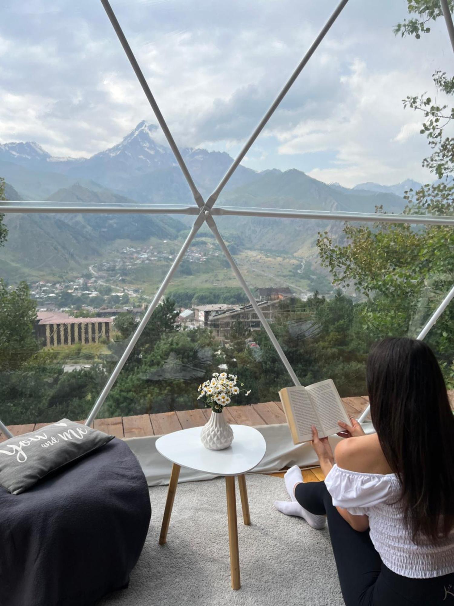 Hotel Elia Glamping Kazbegi Esterno foto
